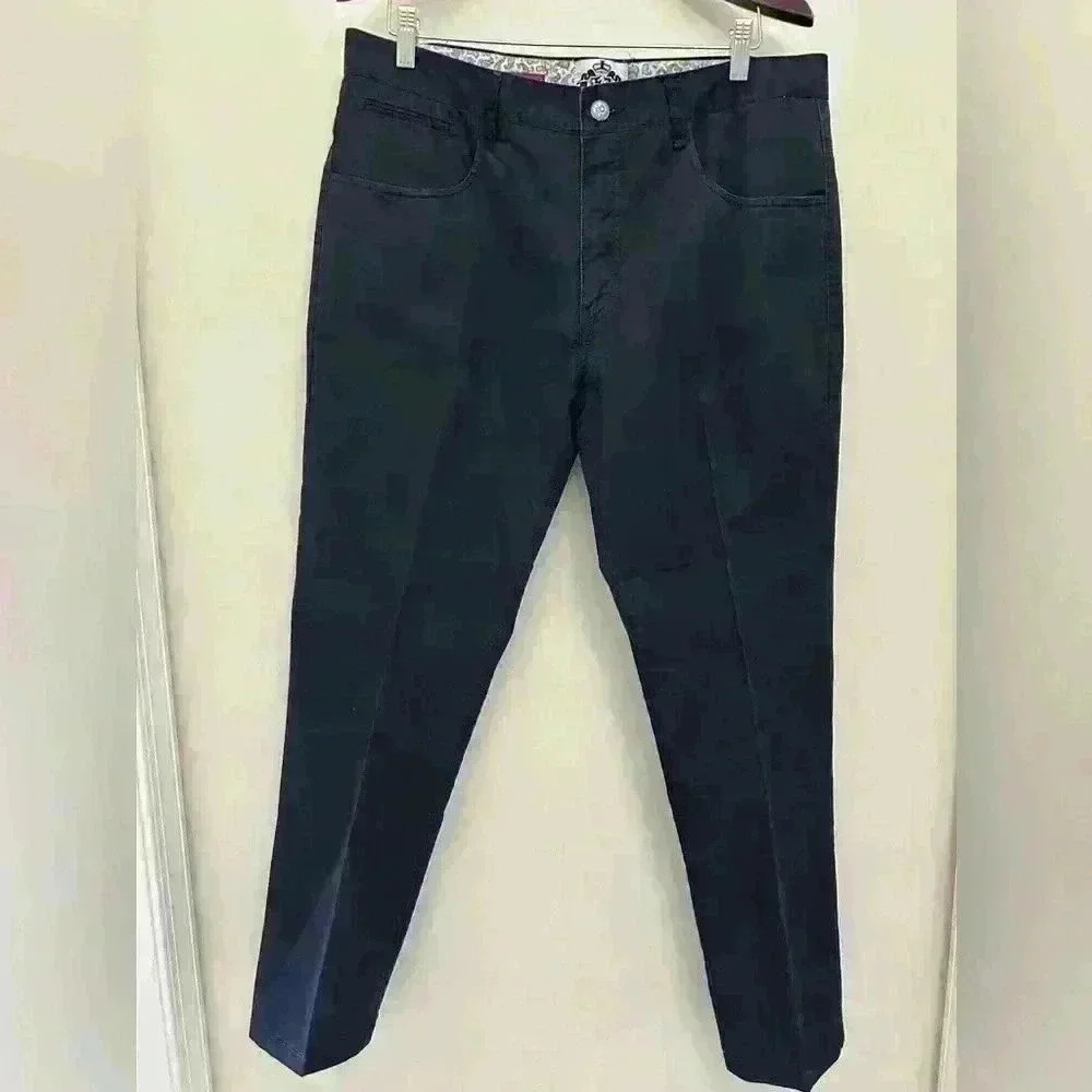 One In A Million Collection Men's Dress Pants Size 36X33 Blue Navy Straight